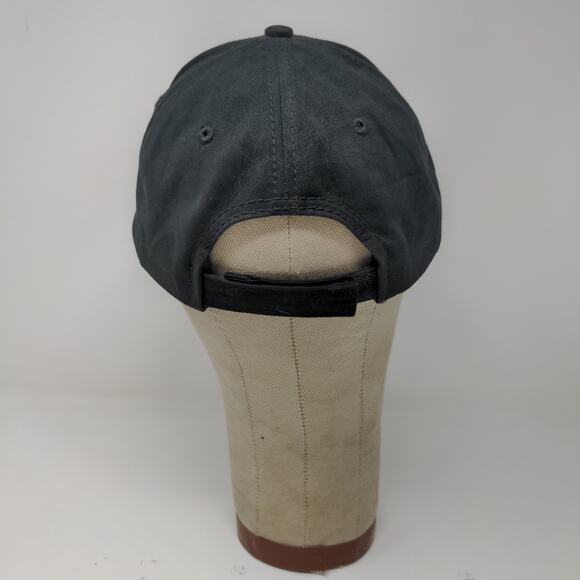 Hollow Contracting The Max Hat Strapback Cap OSFA Black Embroidered Logo - Picture 8 of 12